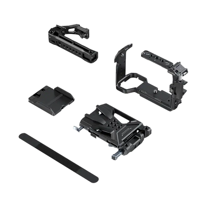 SmallRig 4183B Camera Cage Kit with V-Lock Battery Plate and Top Handle for Sony FX30/FX3