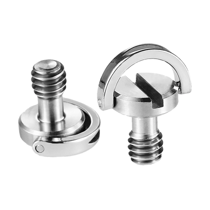 SmallRig 838 Quick Release Camera Screw with D-Ring (1/4"-20, Pair)