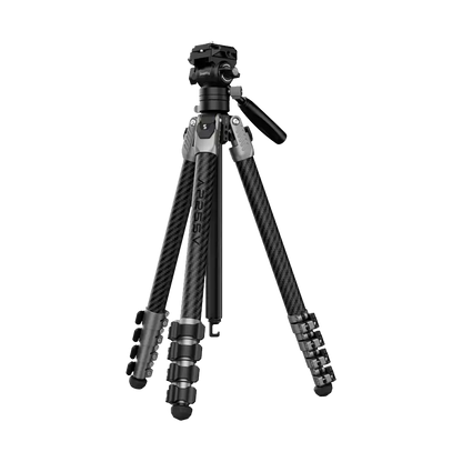 SmallRig AP225Pro Portable Carbon Fiber Video Tripod with Fluid Head