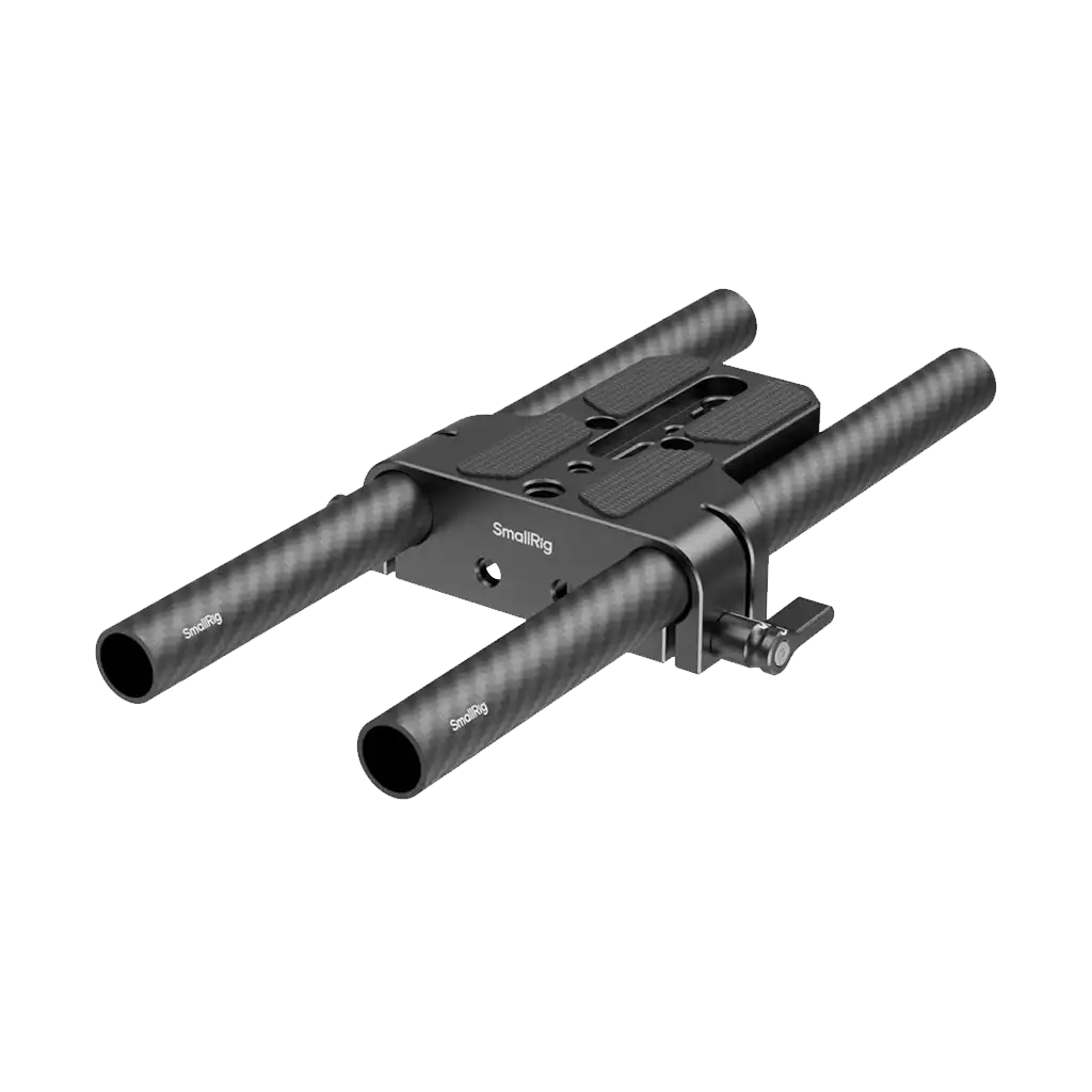 SmallRig Bottom Mount Plate with Dual 15mm Rod Clamp
