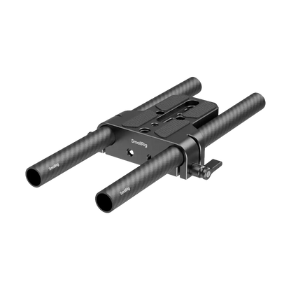 SmallRig Bottom Mount Plate with Dual 15mm Rod Clamp