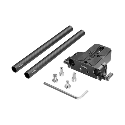 SmallRig Bottom Mount Plate with Dual 15mm Rod Clamp