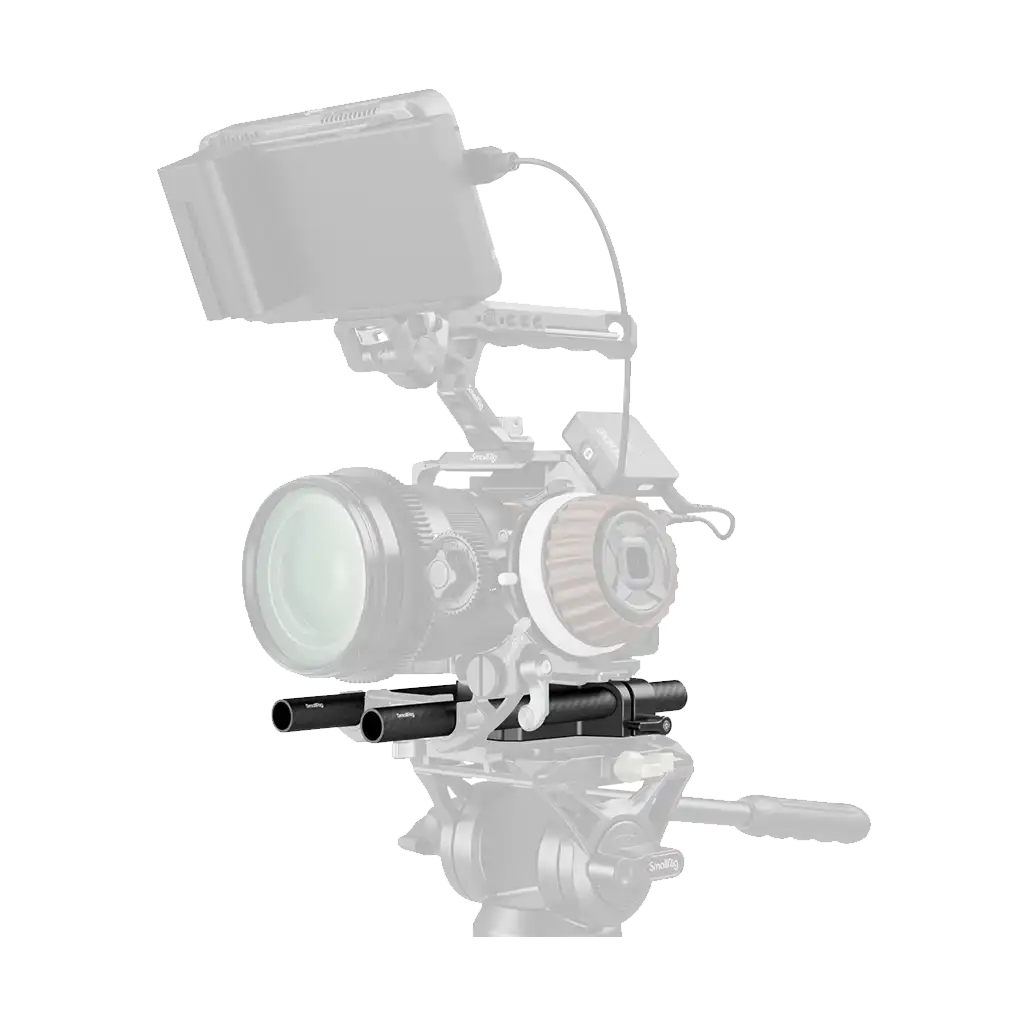 SmallRig Bottom Mount Plate with Dual 15mm Rod Clamp