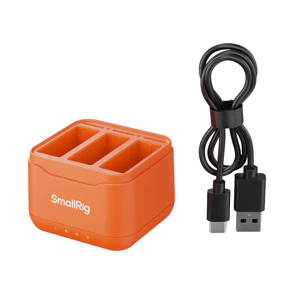 SmallRig Camera Battery Charger for DJI Action 6, Action 5 Pro and Osmo 360