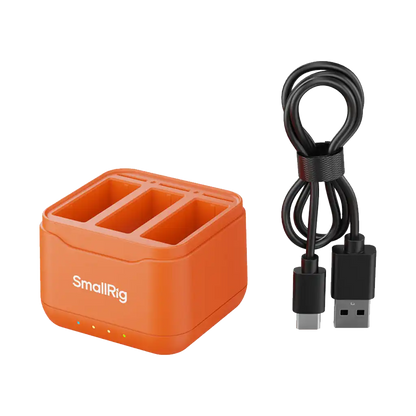 SmallRig Camera Battery Charger for DJI Action 6, Action 5 Pro and Osmo 360