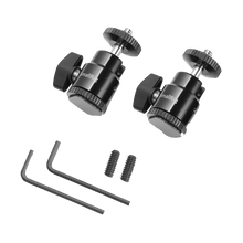 SmallRig Camera Hot Shoe Mount with 1/4"-20 Screw Ball Head (2-Pack)