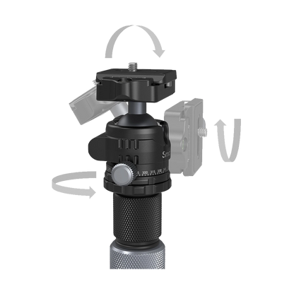 SmallRig Carbon Fiber Tripod with Center Column AP-20 and Ball Head