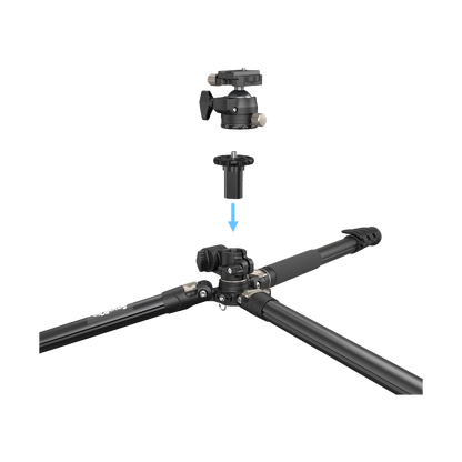 SmallRig CT200 Lateral Center Column Aluminum Tripod with Monopod