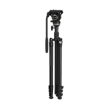SmallRig CT210 Video Tripod with Fluid Head and Reversible Center Column