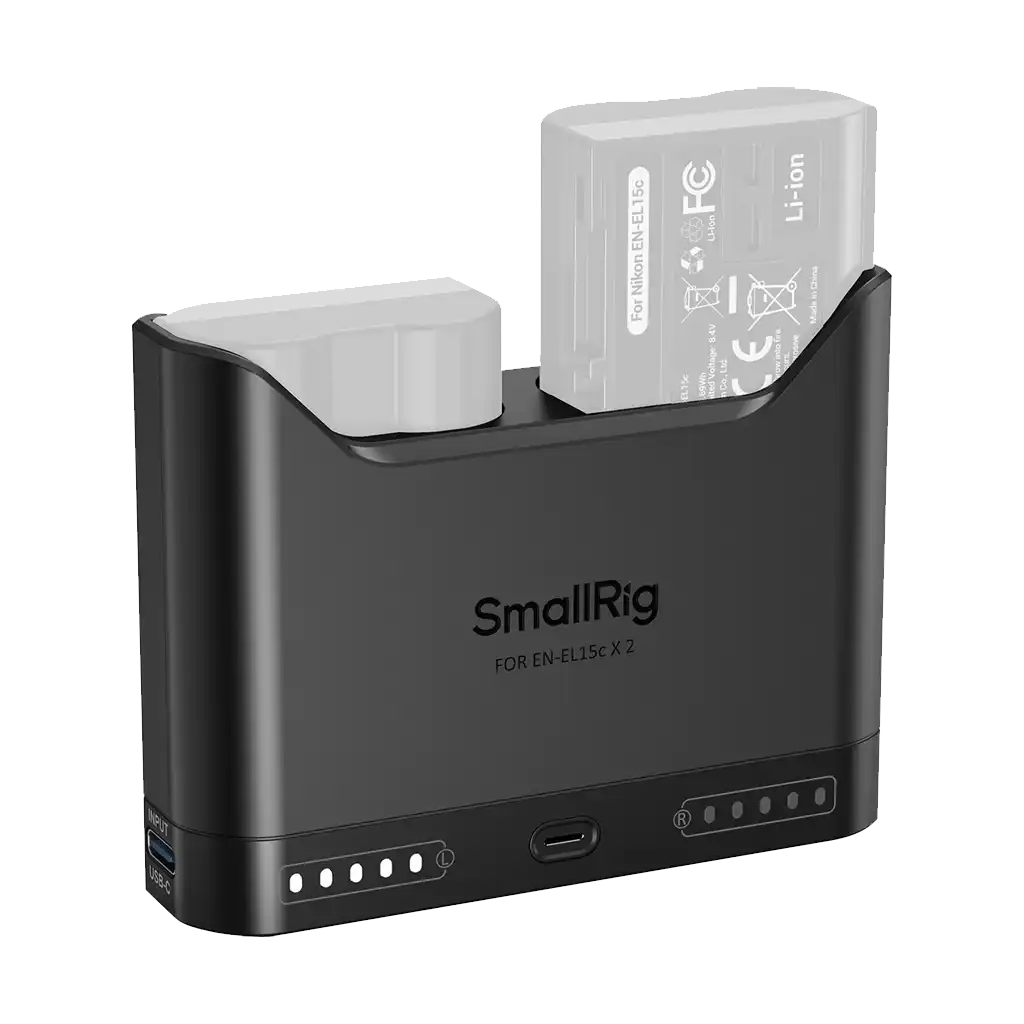 SmallRig EN-EL15c Camera Battery Double Bay Charger