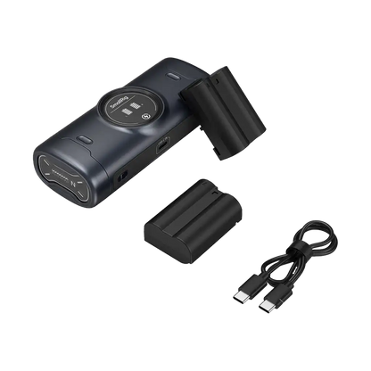 SmallRig EN-EL15c Kit with 2 Batteries and Portable 2-Bay Charger Case