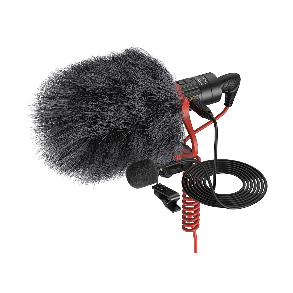 SmallRig Forevala S20 On-Camera Shotgun/Lavalier Microphone