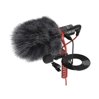 SmallRig Forevala S20 On-Camera Shotgun/Lavalier Microphone