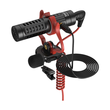 SmallRig Forevala S20 On-Camera Shotgun/Lavalier Microphone