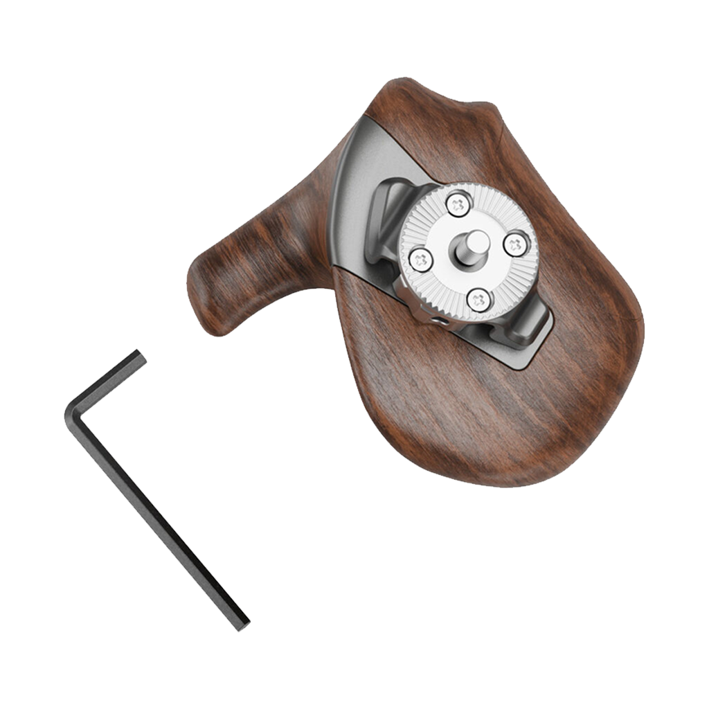 SmallRig ImageGrip Rotating Wooden Handle with ARRI-Style Rosette (Left Side)