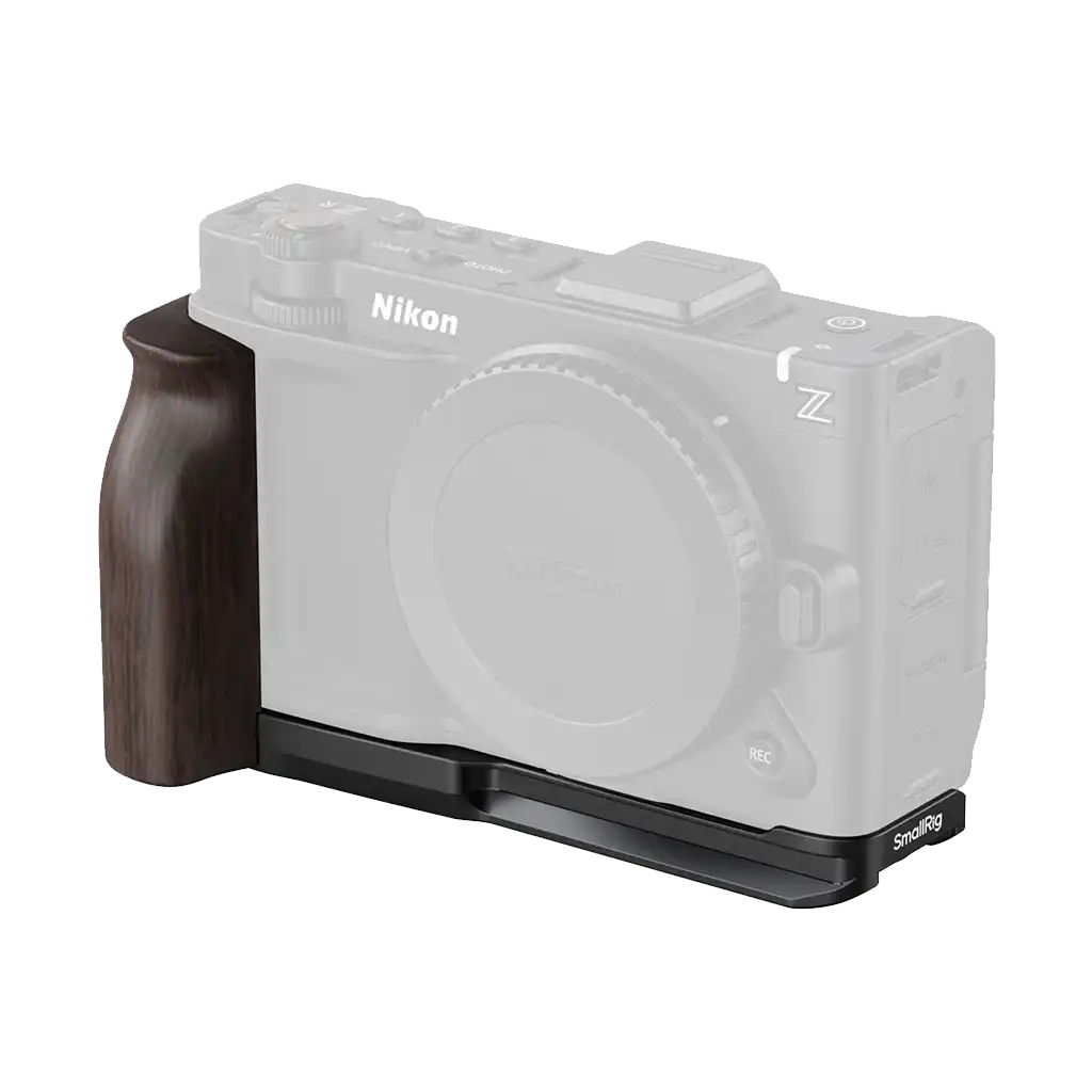 SmallRig L-Shaped Mount Plate with Wooden Handle for Nikon ZR