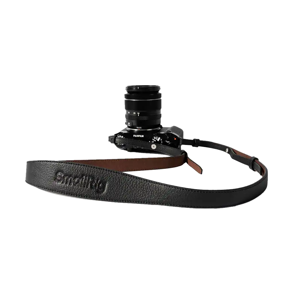 SmallRig Leather Camera Shoulder Strap (Black)