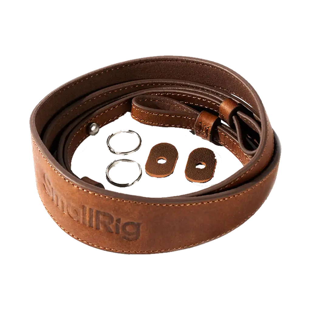 SmallRig Leather Camera Shoulder Strap (Brown)