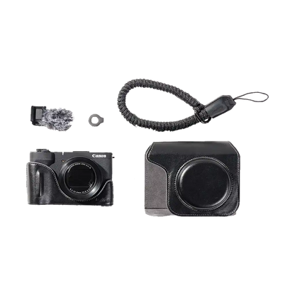 SmallRig Leather Case Kit for Canon PowerShot V1 (Black)