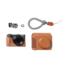 SmallRig Leather Case Kit for Canon PowerShot V1 (Brown)