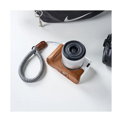 SmallRig Leather Half Case for Canon EOS R50 V (Brown)