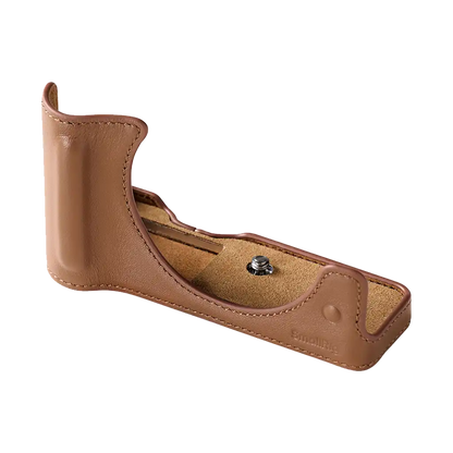 SmallRig Leather Half Case for Canon EOS R50 V (Brown)