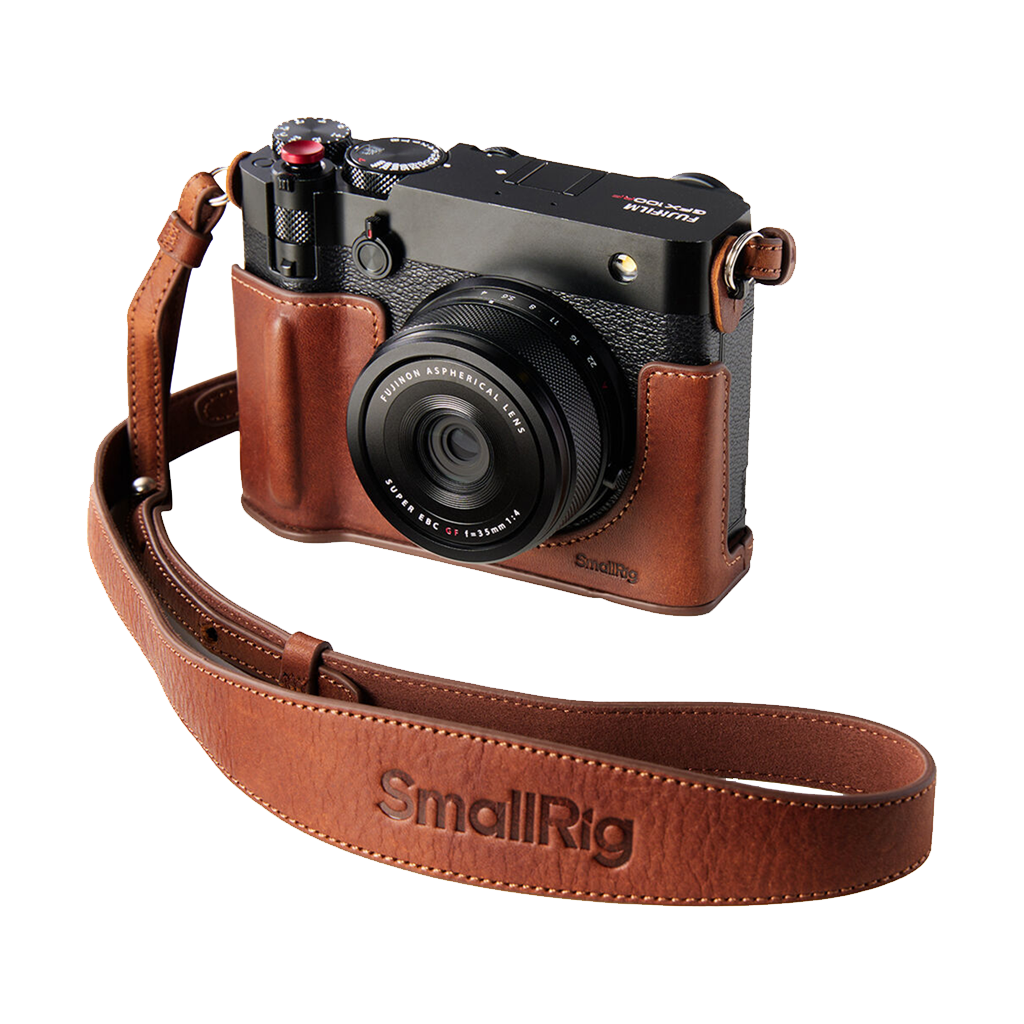SmallRig Leather Half Case Kit for Fujifilm GFX100RF (Brown)