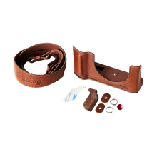 SmallRig Leather Half Case Kit for Fujifilm GFX100RF (Brown)