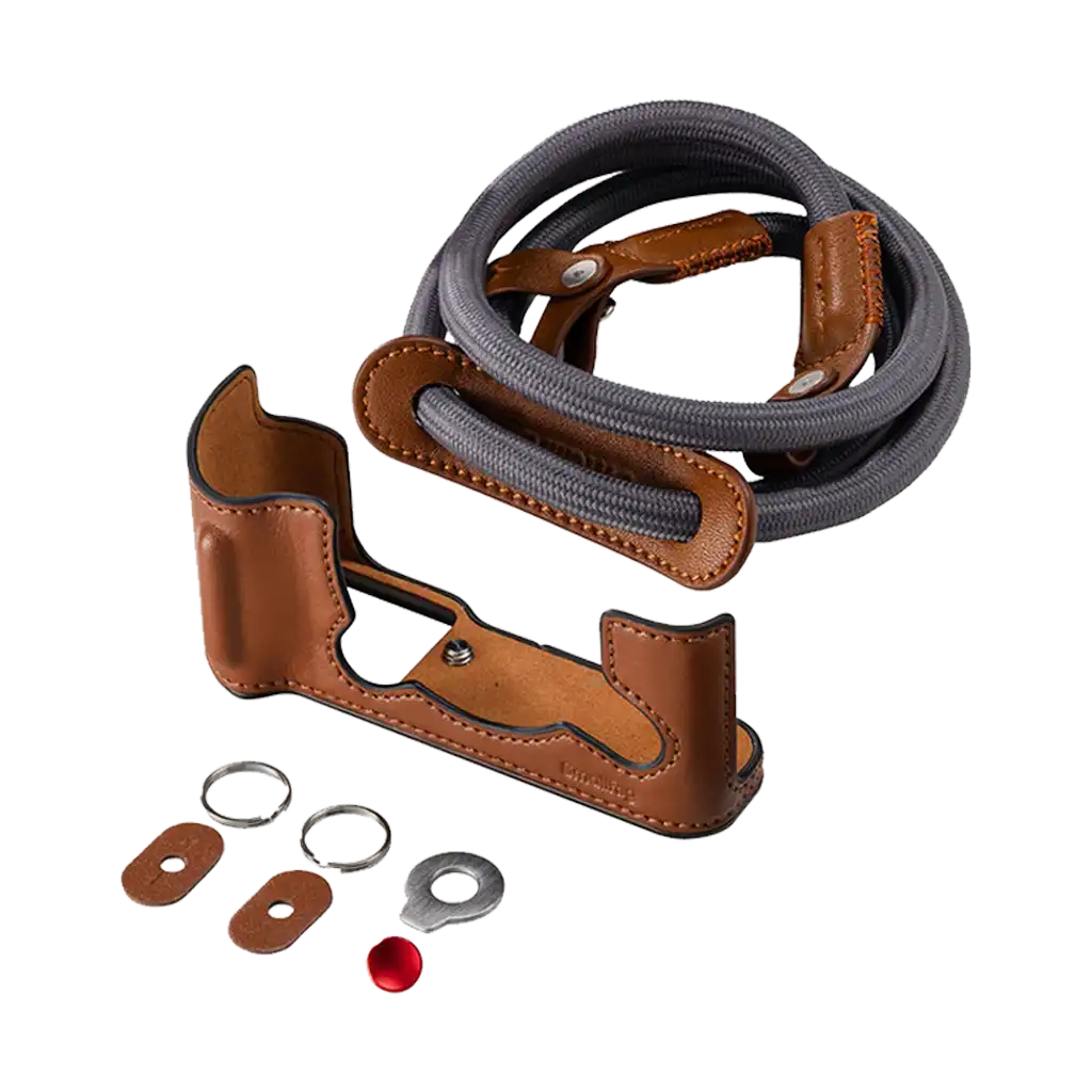 SmallRig Leather Half Case Kit for Fujifilm X-T30, II and III (Brown)