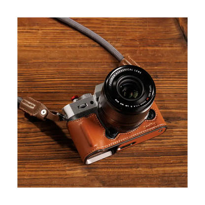 SmallRig Leather Half Case Kit for Fujifilm X-T30, II and III (Brown)