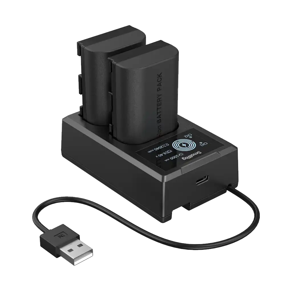 SmallRig LP-E6P 2-Battery Kit with Dual Charger