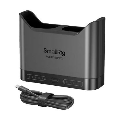 SmallRig LP-E6P Camera Battery Double Bay Charger