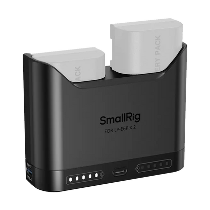 SmallRig LP-E6P Camera Battery Double Bay Charger