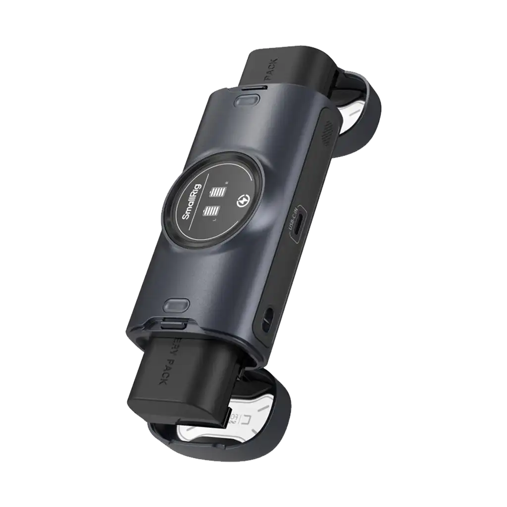 SmallRig LP-E6P Kit with 2 Batteries and Portable 2-Bay Charger Case