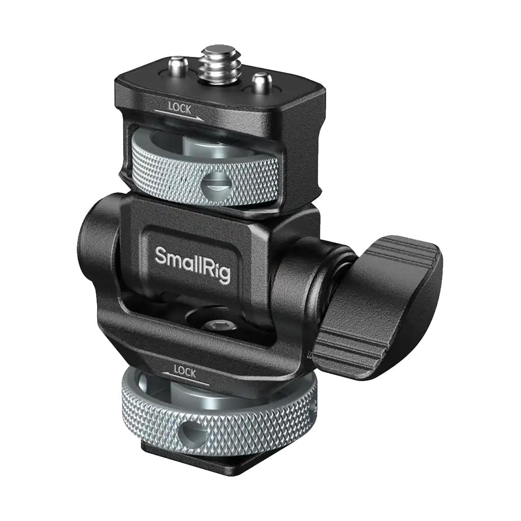 SmallRig Monitor Support for Horizontal and Vertical Shooting with Cold Shoe Mount