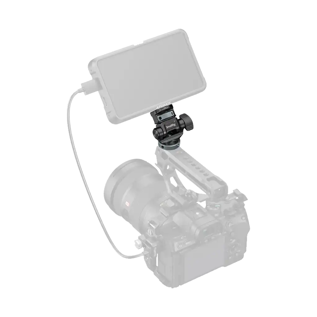SmallRig Monitor Support for Horizontal and Vertical Shooting with Cold Shoe Mount
