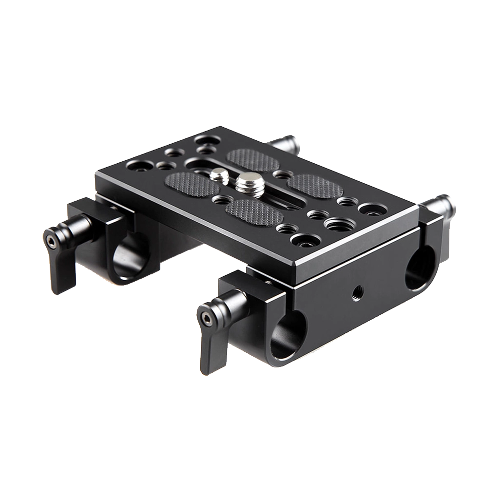 SmallRig Mounting Plate with Dual 15mm Rod Clamps