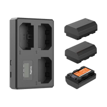 SmallRig NP-FZ100 Kit with 3 Batteries and Portable 3-Bay Charger