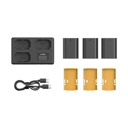 SmallRig NP-FZ100 Kit with 3 Batteries and Portable 3-Bay Charger