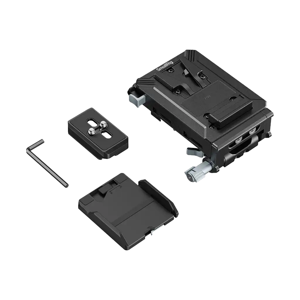 SmallRig Pro Adjustable Arca-Type Plate and V-Mount Battery Interface System