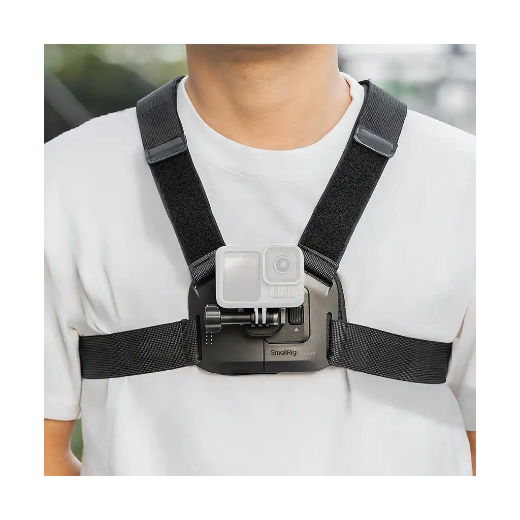 SmallRig Quick Release Chest Strap Mount for Action Cameras