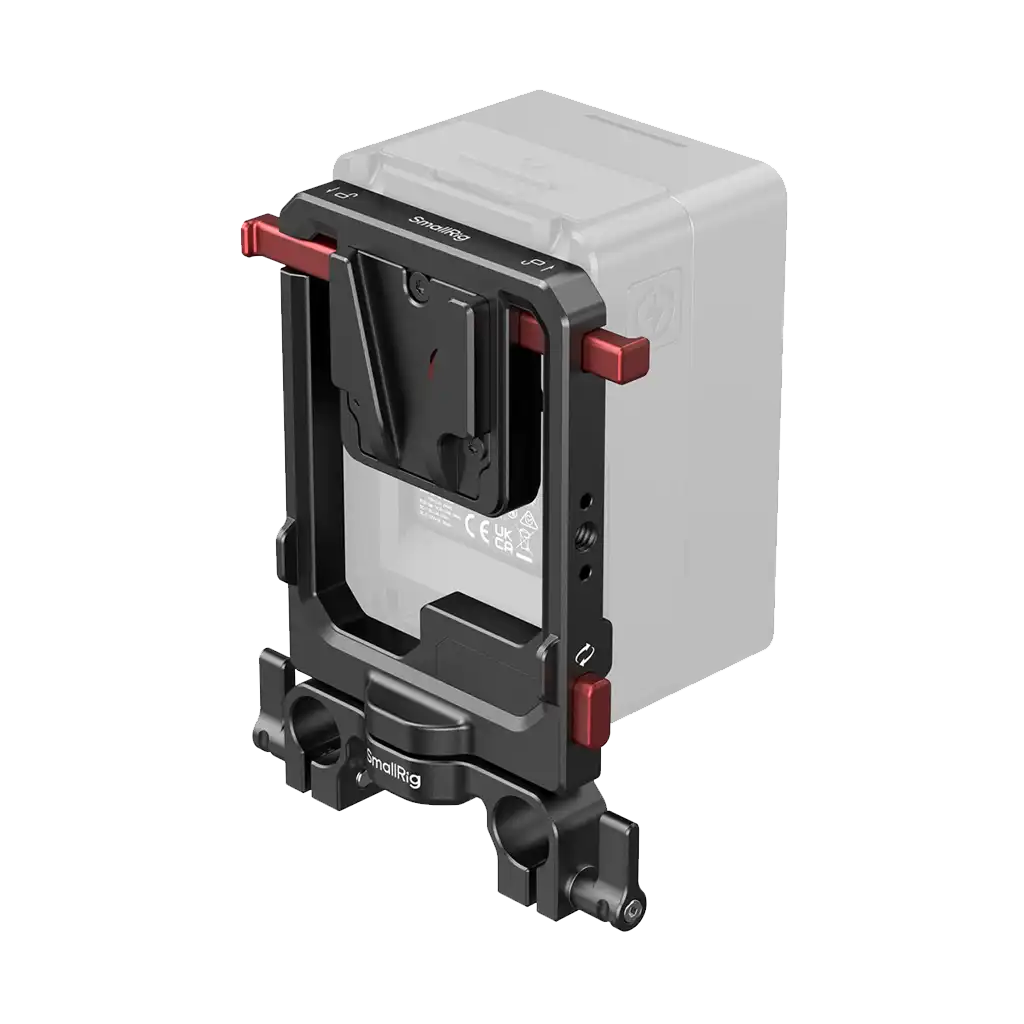SmallRig Rotatable V-Mount Battery Plate with Dual V-Locks and 15mm Dual Rod Clamp
