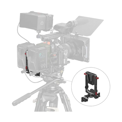 SmallRig Rotatable V-Mount Battery Plate with Dual V-Locks and 15mm Dual Rod Clamp