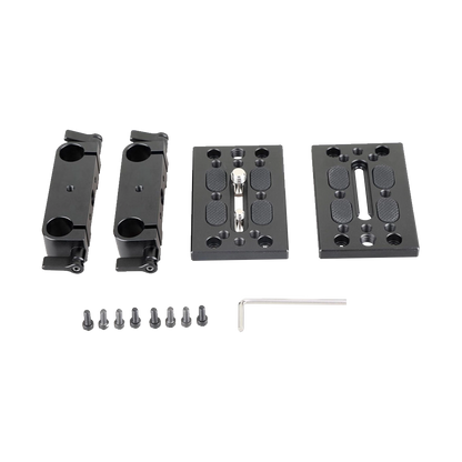 SmallRig Tripod Mounting Kit with 2 x Plates and 2 x 15mm Rod Clamps