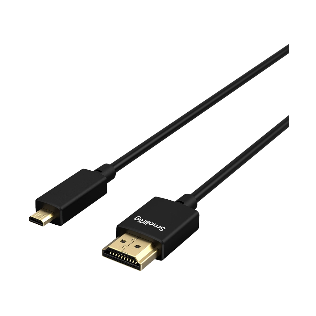 SmallRig Ultra-Slim 4K Micro-HDMI to HDMI Data Cable (55cm)