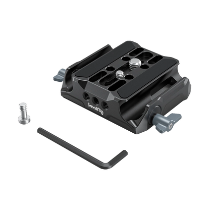SmallRig Universal Camera Baseplate with 15mm LWS Rod Clamp