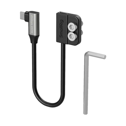 SmallRig USB-C Data Cable Male Right Angle to Female