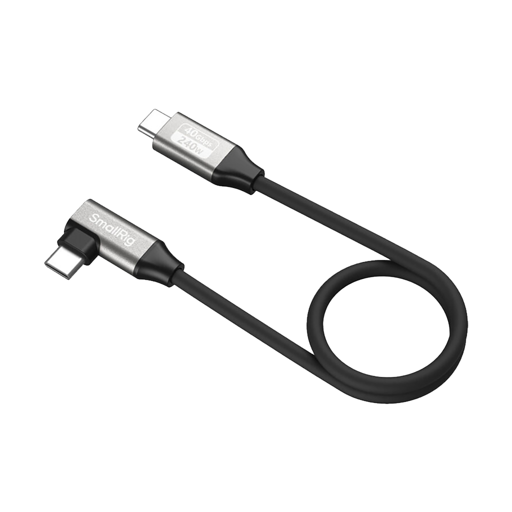 SmallRig USB-C Straight-to-Right Angled Cable (35cm)