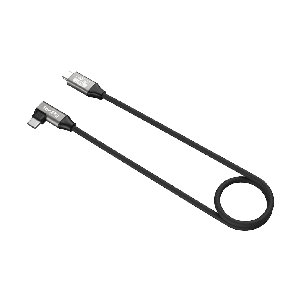 SmallRig USB-C Straight-to-Right Angled Cable (60cm)