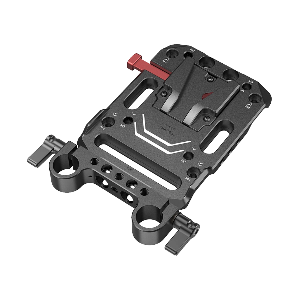 SmallRig V-Lock Battery Plate with 15mm LWS Rod Clamp